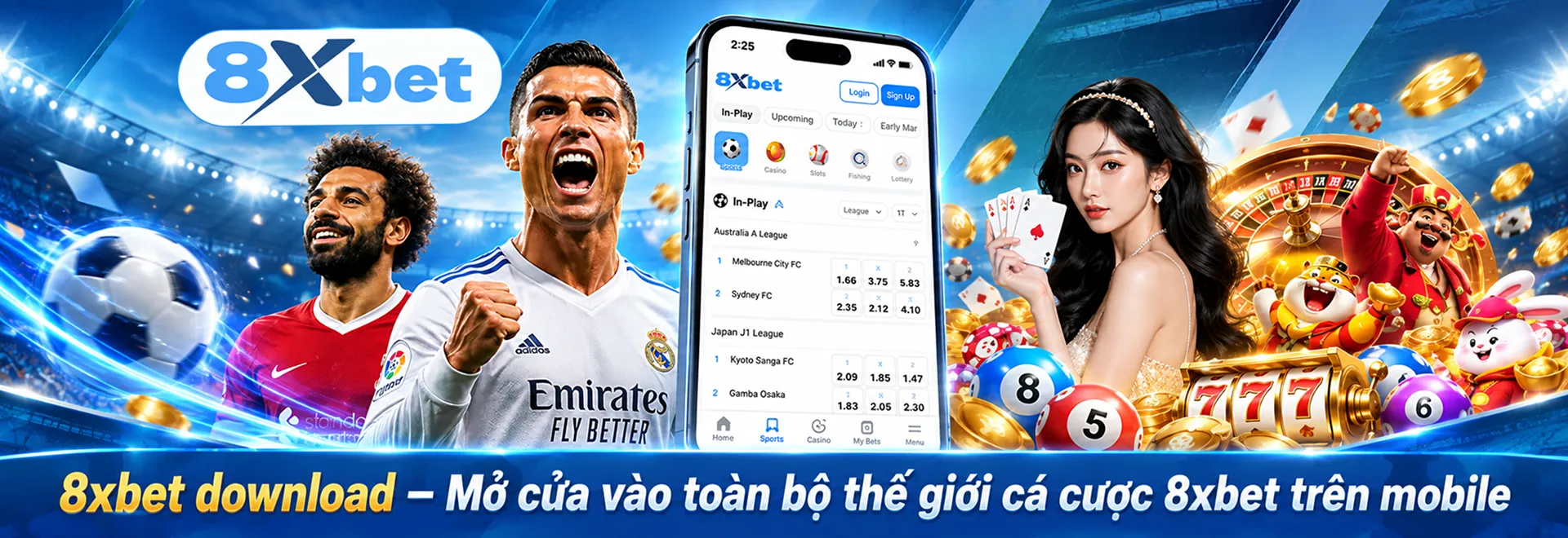 8xbet download – Mở cửa vào toàn bộ thế giới cá cược 8xbet trên mobile